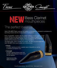 Load image into Gallery viewer, Selmer Paris Bass Clarinet Focus Mouthpiece