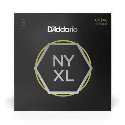 D'addario Nickel Wound, Super Light Top , Regular Bottom, 09-46 Electric Guitar Strings