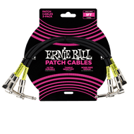Ernie Ball 1' Angel / Angle Patch Cable 3-Pack - P06075