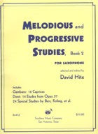 HITE MELODIOUS & PROGRESSIVE STUDIES FOR SAX BOOK 2 - B472