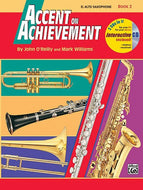 Accent On Achievement: Eb Alto Saxophone, Book 2