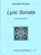Snyder Lyric Sonata for Flute and Piano - B814