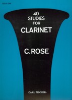 ROSE 40 STUDIES FOR CLARINET BOOK 1 - O437