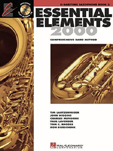 ESSENTIAL ELEMENTS 2000: Eb BARITONE SAXOPHONE, BOOK 2 W/ CD