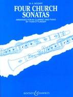 Four Church Sonatas For Clarinet By Wolfgang Amadeus Mozart