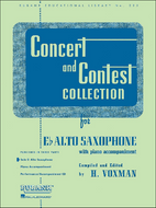 Rubank Concert & Contest Collection: Alto Sax - Solo Part
