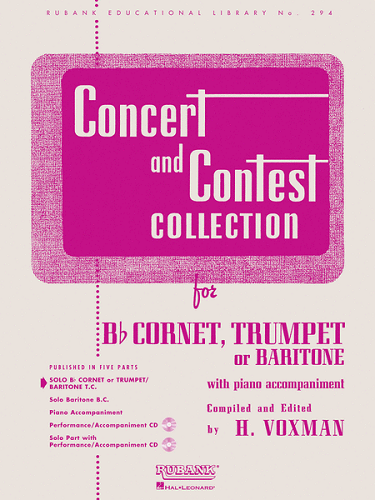 Rubank Concert & Contest Collection: Bb Cornet, Trumpet or Baritone T.C. - Solo Part