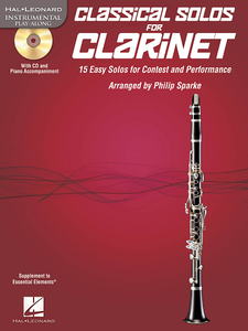Classical Solos for Bb Clarinet, Volume 1 w/ CD by Philip Sparke