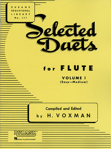 SELECTED DUETS FOR FLUTE, VOLUME 1/VOLUME 2