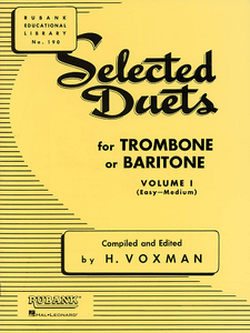 SELECTED DUETS FOR TROMBONE OR BARITONE VOLUME 1 & VOLUME 2