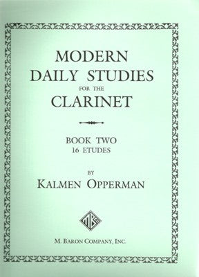 MODERN DAILY STUDIES FOR THE CLARINET BOOK 2