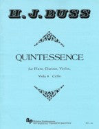 Quintessence for Flute, Clarinet - Buss