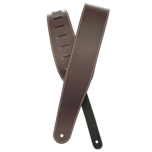 D'addario Planet Waves - Classic Leather Guitar Strap with Contrast Stitch