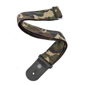 D'addario Planet Waves Woven Camouflage Guitar Strap