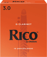 Rico by D'Addario Eb Clarinet Reeds Unfiled - 10 Per Box