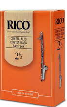 Load image into Gallery viewer, Rico by D&#39;Addario Bass Saxophone / Contra-Alto Clarinet/ Contrabass Clarinet Reeds - 10 Per Box