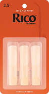 Rico by D'Addario Alto Clarinet Reeds Unfiled - 3-PACK