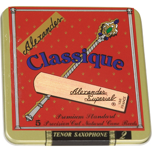 Alexander Classique Tenor Sax Reeds - 5 Per Box