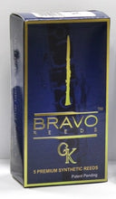 Load image into Gallery viewer, Bravo Tenor Saxophone Synthetic Reeds - 5 per Box