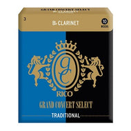 Grand Concert Select Traditional Bb Clarinet Reeds Filed - 10 Per Box