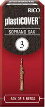 Load image into Gallery viewer, Plasticover by D&#39;Addario Soprano Saxophone Reeds - 5 Per Box