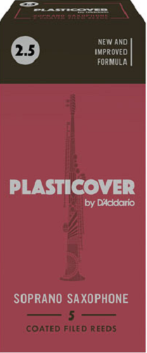 Plasticover by D'Addario Soprano Saxophone Reeds - 5 Per Box