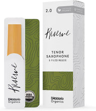 Load image into Gallery viewer, D&#39;Addario Organic Reserve Tenor Saxophone Reeds - 5 Per Box
