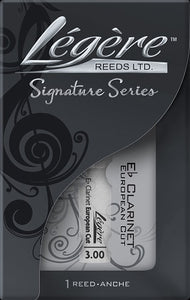 Legere Eb Clarinet European Cut Reeds - 1 Synthetic Reed