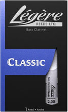 Load image into Gallery viewer, Legere Classic Bass Clarinet Reed - 1 Synthetic Reed