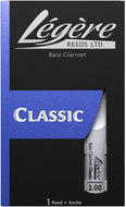 Legere Classic Bass Clarinet Reed - 1 Synthetic Reed