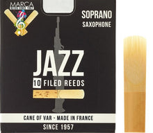 Load image into Gallery viewer, Marca JaZZ Filed Soprano Sax Reeds - 10 Per Box