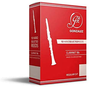 Gonzalez Bb Clarinet "RC" Regular Cut Reeds - 10 Per Box