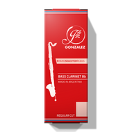 Gonzalez Bass Clarinet (RC) Regular Cut Reeds - 5 Per Box