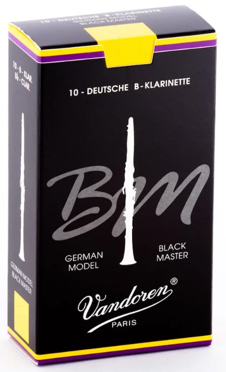 Vandoren Blackmaster German Bb Clarinet Reeds -10 Per Box