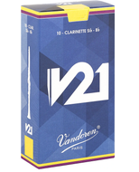 Vandoren Bb Clarinet V-21 Reeds - 10/Box