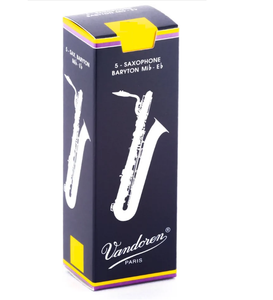 Vandoren Traditional  Baritone Saxophone  Reeds - 5 Per Box