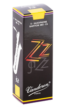 Load image into Gallery viewer, Vandoren ZZ Baritone Sax Reeds - 5 Per Box