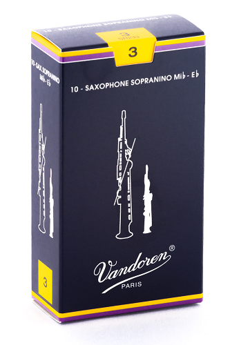 Vandoren Traditional Sopranino Saxophone Reeds -10 Per Box