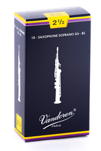 Load image into Gallery viewer, Vandoren Traditional Soprano Sax Reeds -10 Per Box