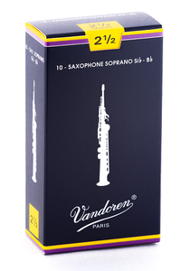 Vandoren Traditional Soprano Sax Reeds -10 Per Box