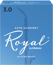 Load image into Gallery viewer, Royal by D&#39;addario Alto Clarinet Reeds Filed - 10 Per Box