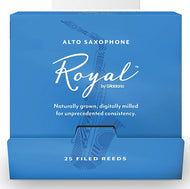 Royal by D'addario Alto Saxophone Reeds - Individually-Sealed, 25-Pack