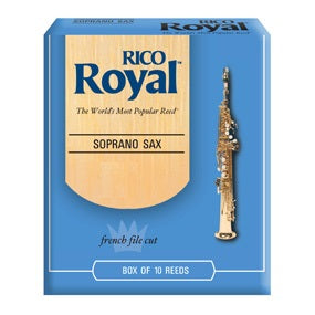 Royal by D'Addario Soprano Saxophone Reeds Filed - 10 Per Box