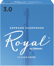Load image into Gallery viewer, Royal by D&#39;Addario Soprano Saxophone Reeds Filed - 10 Per Box