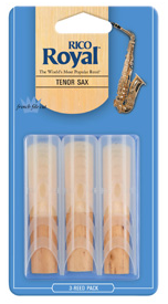 Royal by D'Addario Tenor Saxophone Reeds Filed - 3 Pack