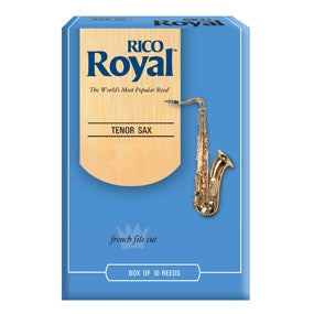 Royal by D'Addario Tenor Saxophone Reeds Filed - 10 Per Box