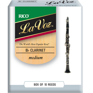 La Voz Bb Clarinet Reeds -10 Per Box