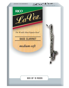 La Voz Bass Clarinet Reeds - 10 Per Box