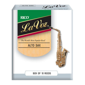La Voz Alto Saxophone Reeds - 10 Per Box