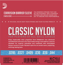 Load image into Gallery viewer, D&#39;Addario Stydent Nylon, Hard Tension Classical Guitar Strings EJ27H